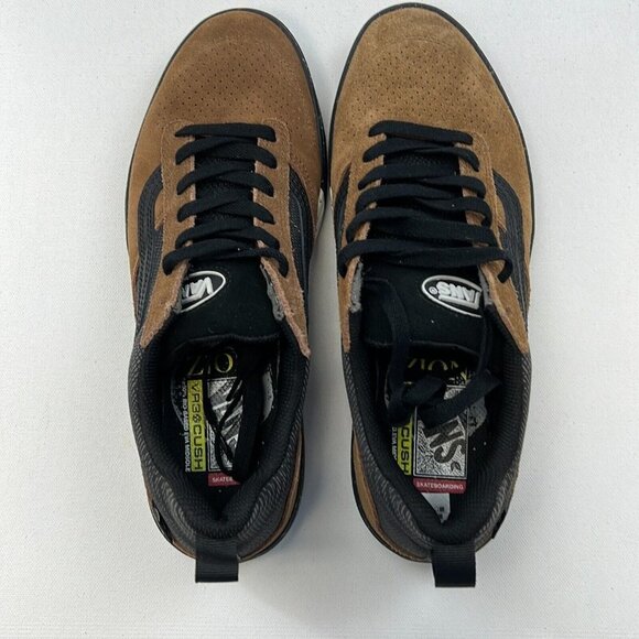 Vans Mens Zahba VN0007QQBF0 Brown Multi Low Top Lace Up Sneaker Shoes Size 9 - Picture 4 of 10